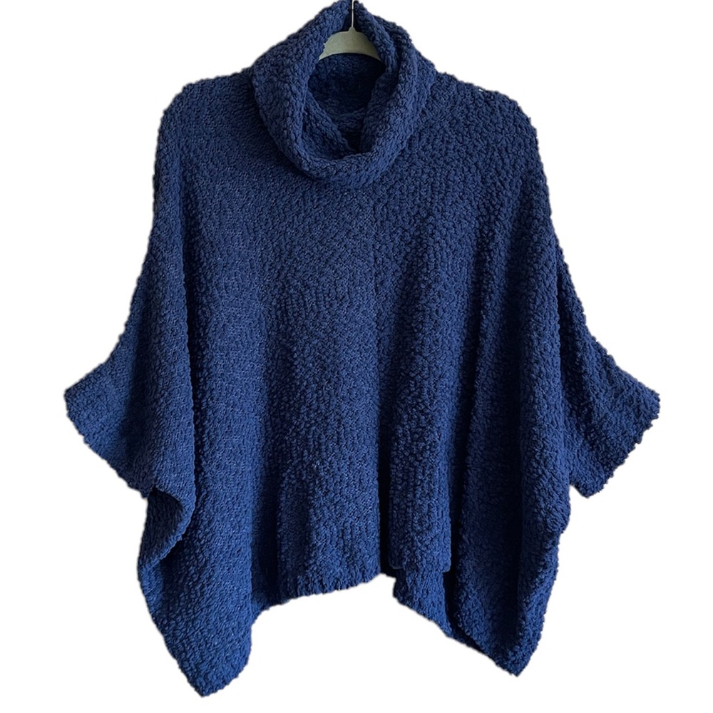 Dolman sleeve boucle sweater